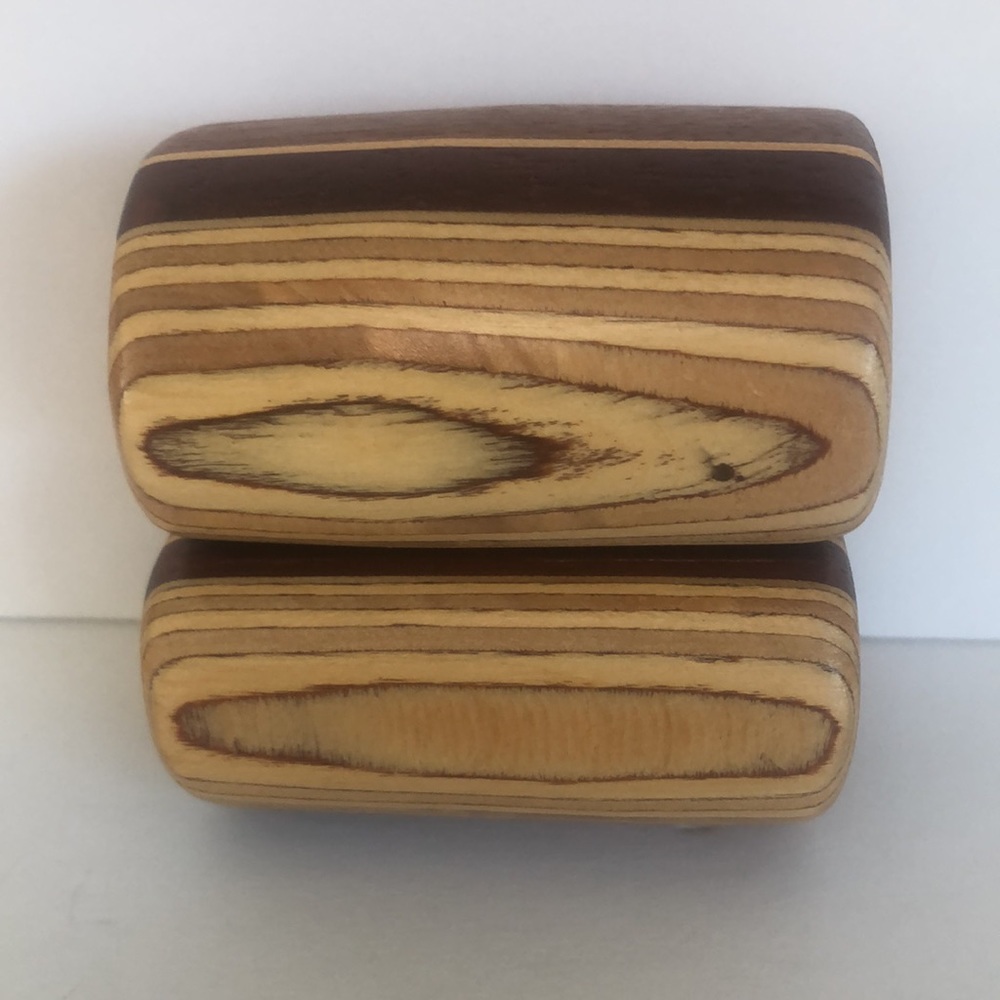 Natural Wood Danish Mid Century Modern Salt And Pepper Shakers - Picture 9 of 16